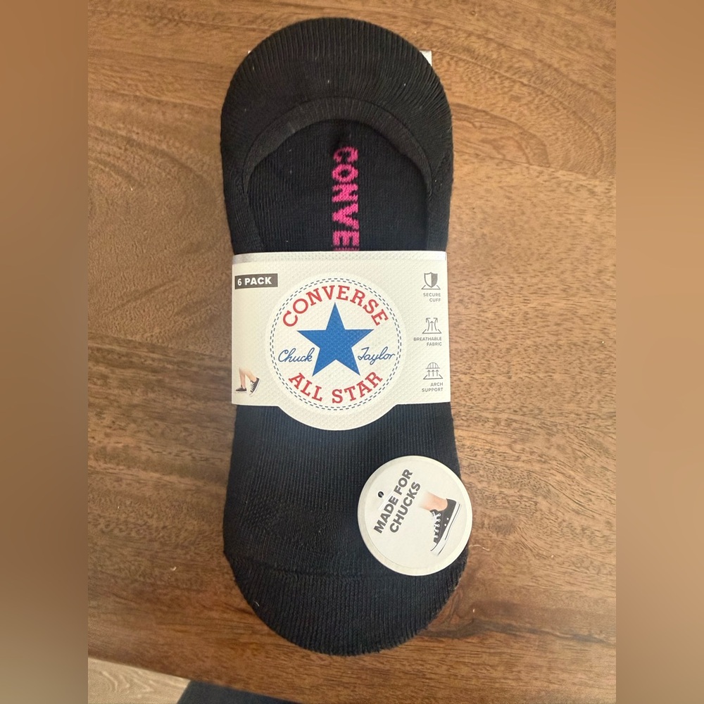 Converse Women's No-Show Socks - 6 pack